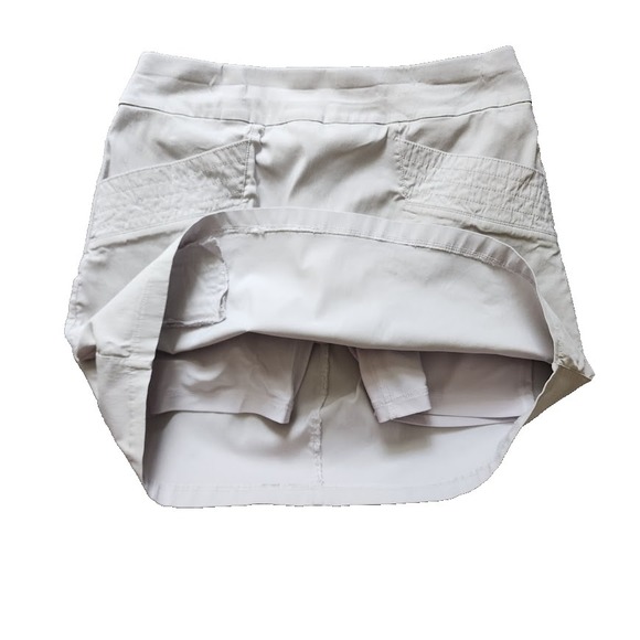 Jamie Sadock Womens Gray Pull On Golf Tennis Stretch Skirt Skort Pockets Sz 6 - Picture 2 of 10